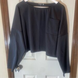 Nasty Gal Black Oversized Two Piece Set